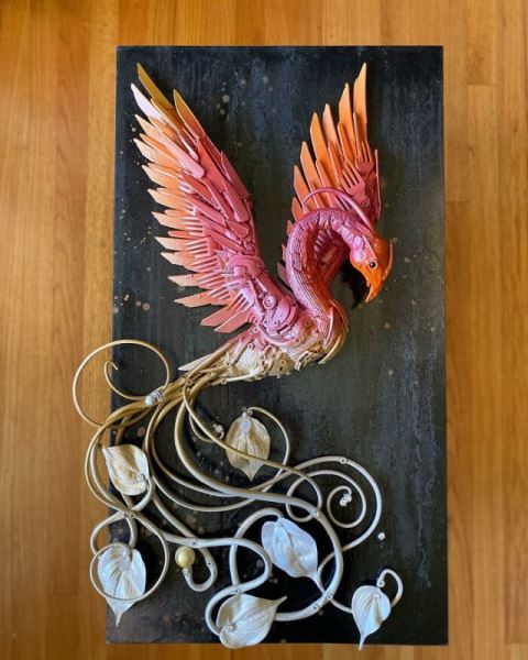 Впечатляющие скульптуры животных, полностью созданные из хлама (28 фото)