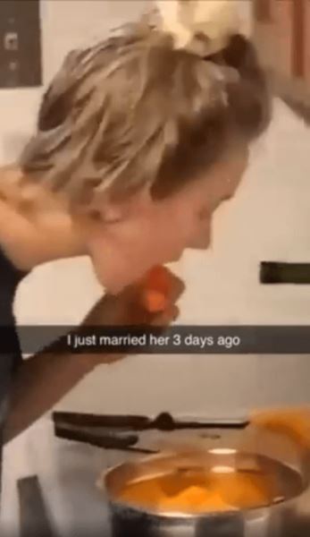 Хозяйка решила не резать морковь, а разгрызть её зубами