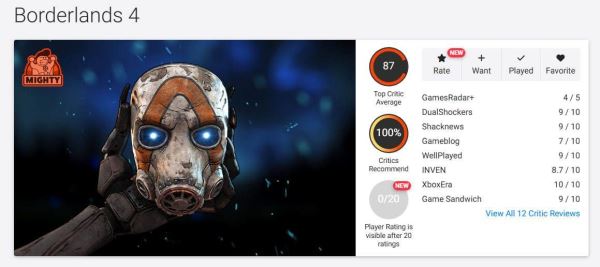 Работа над ошибками: Критики хвалят Borderlands 4