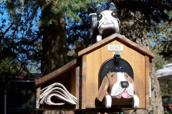 Необычные и прикольные почтовые ящики (21 фото)